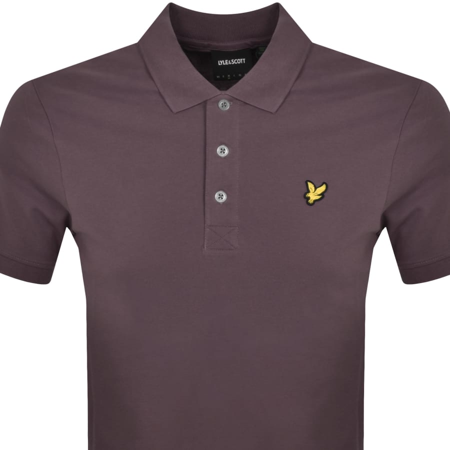 Lyle and scott purple polo 2025
